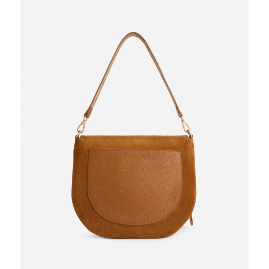 Wild Leather sottospalla con patta Camoscio