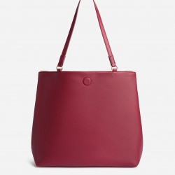 Soft Twist borsa shopping reversibile Rosso Tiziano