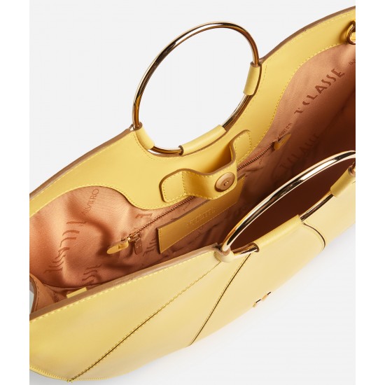Vela Bag borsa a mano Giallo Pastello