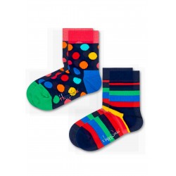 2-pack kids stripe sock bambino (bi-pacco)